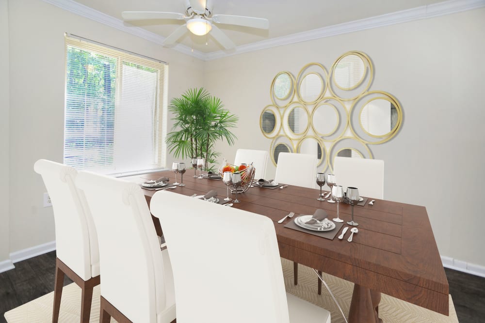 Dining Room at Quail Hollow Apartment Homes in Glen Burnie, Maryland