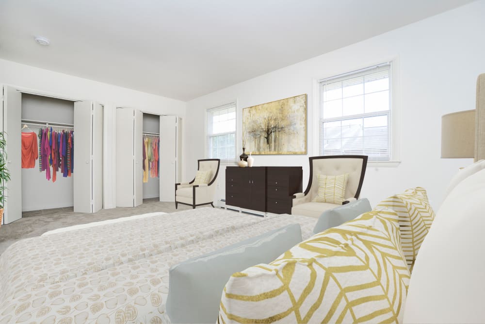 Spacious Bedroom at Vineland Village Apartment Homes in Vineland, New Jersey