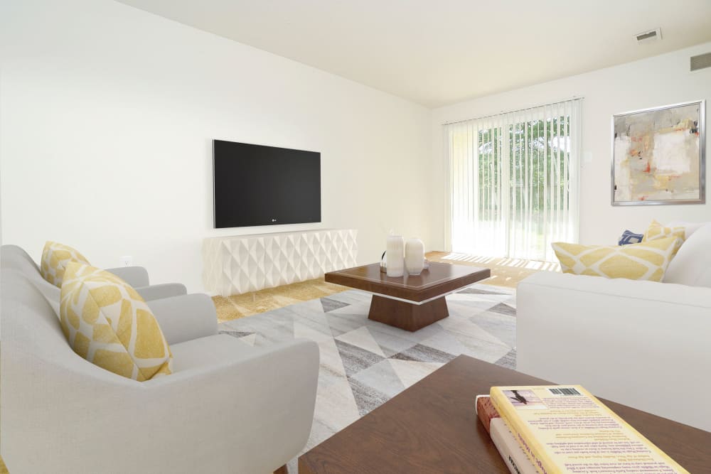 Beautiful Living Room at Westwood Gardens Apartment Homes in West Deptford, New Jersey