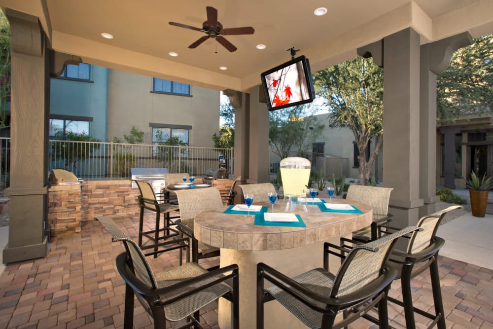 Clubhouse community room at Las Colinas at Black Canyon in Phoenix, Arizona