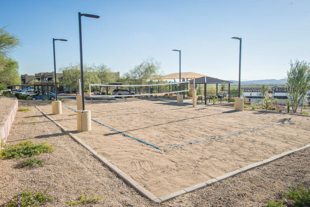 Lighted Sand Volleyball court at Las Colinas at Black Canyon