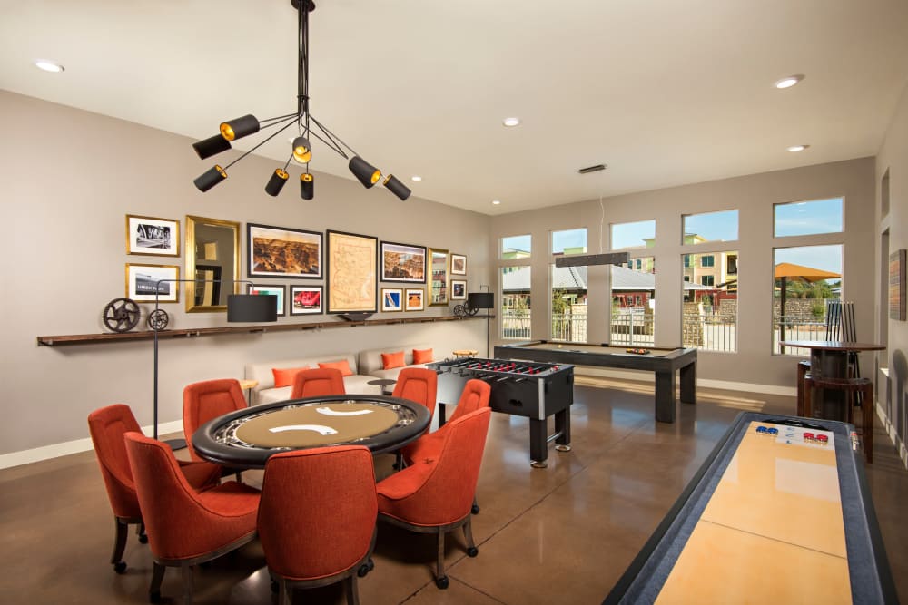 Game Room with Pool Table at Southern Avenue Villas