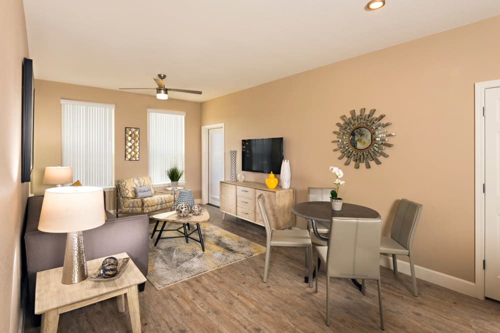 Living room at Southern Avenue Villas