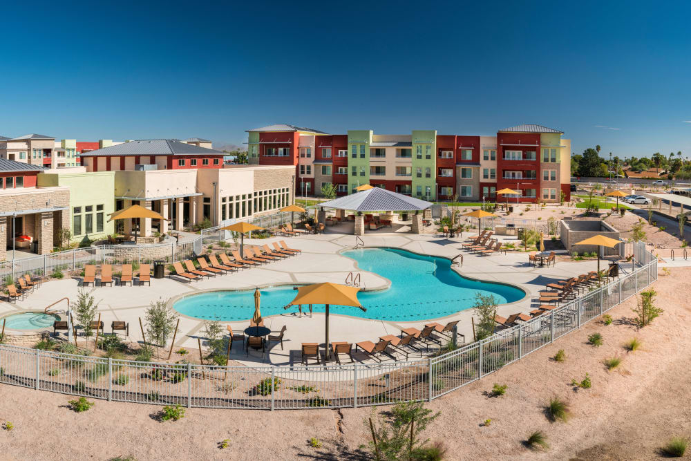 Swimming pool at Southern Avenue Villas