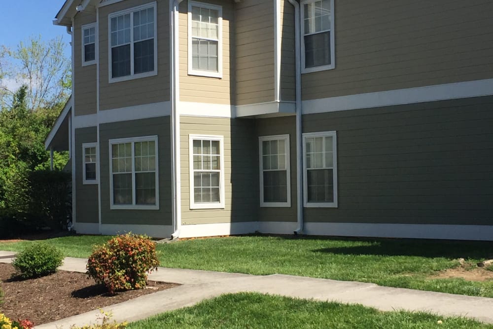 Exterior view of the apartments at Spring Meadow