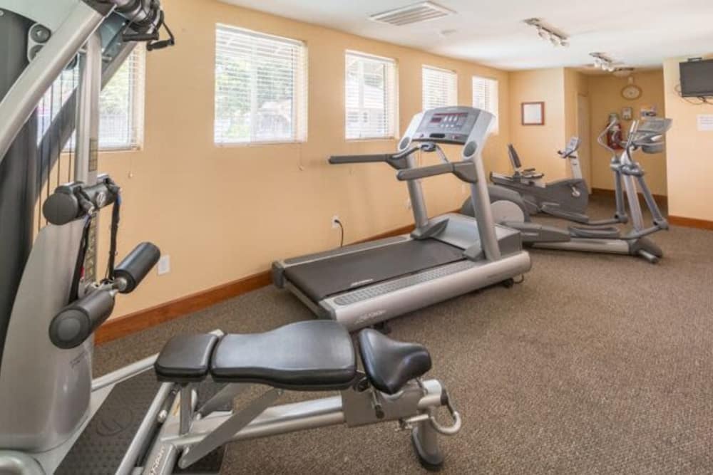 Fitness center at Carmel Woods in Modesto, California