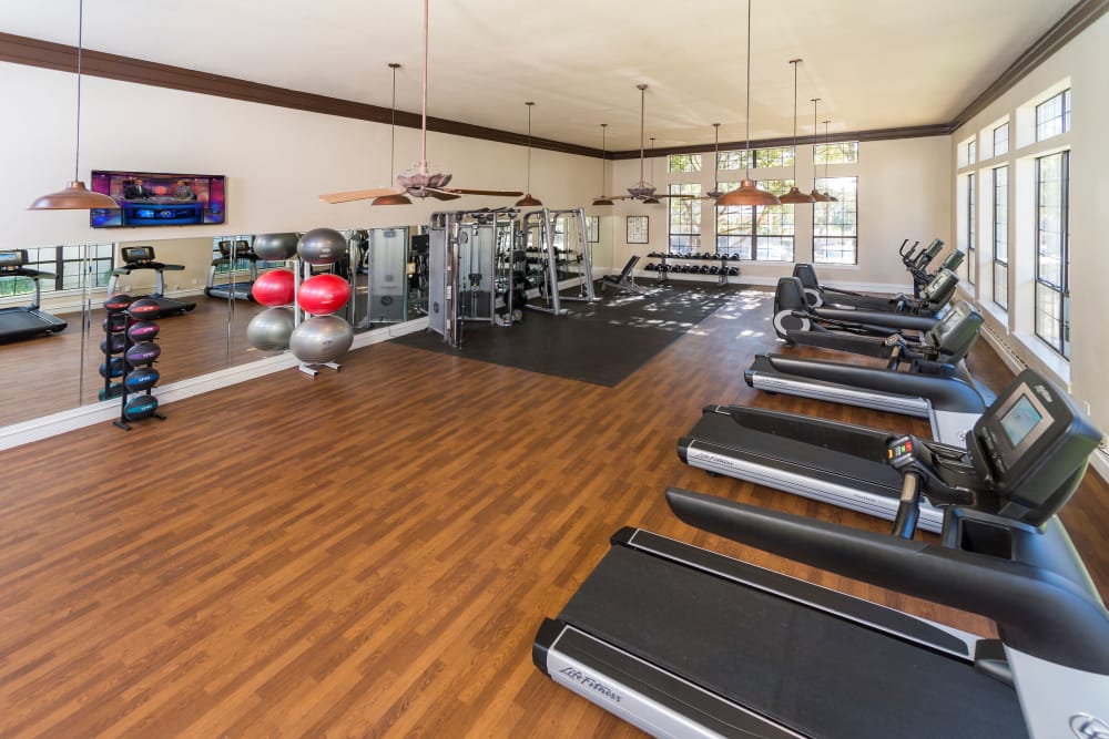 Fitness center at Mira Vista at La Cantera