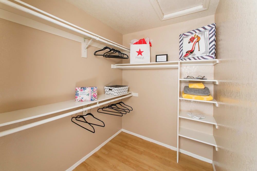 Walk-in closet at The Palisades at Paradise Valley Mall