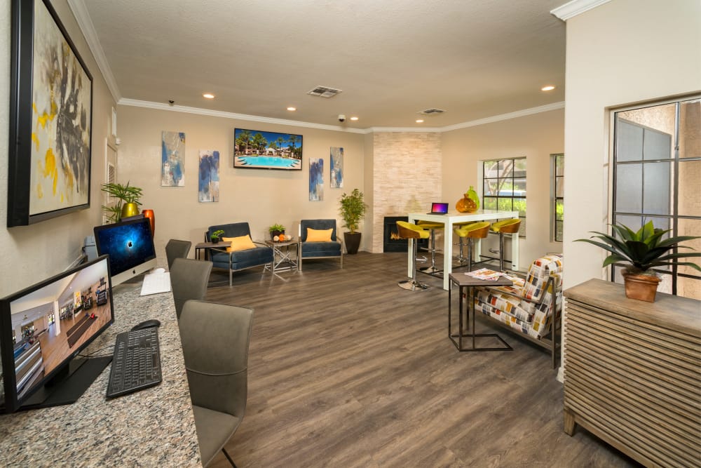 Lobby at The Palisades in Paradise Valley in Phoenix, Arizona