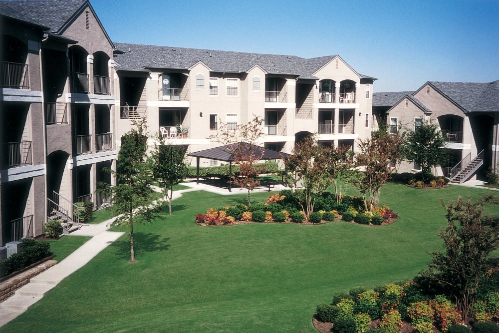Beautiful aerial view at Briargrove at Vail in Dallas, Texas 