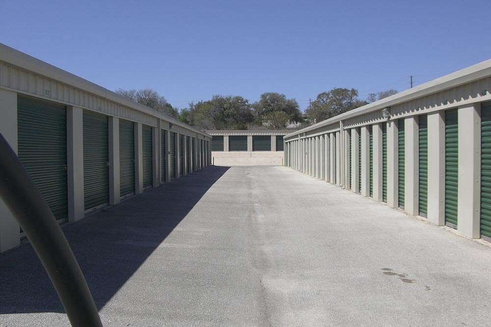 Interior way at Ranch Road Self Storage in San Marcos, Texas