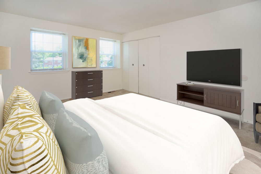 Bedroom at Arbors at Edenbridge Apartments & Townhomes in Parkville, Maryland