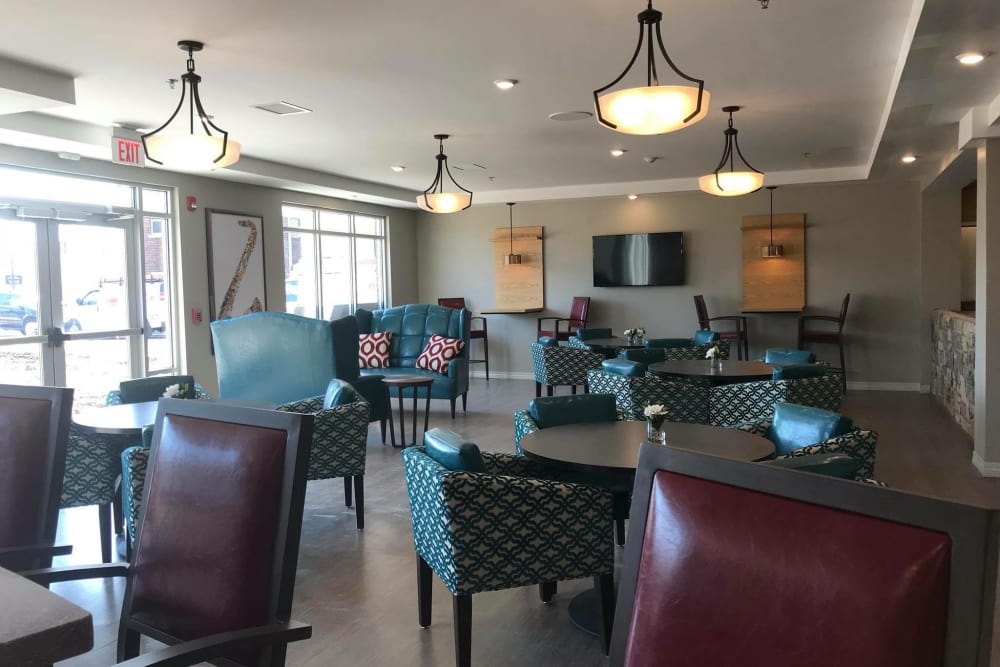 Common room at Arcadia Senior Living Clarksville in Clarksville, Tennessee