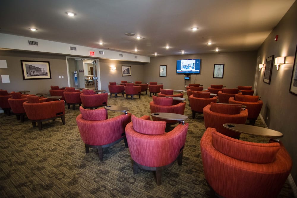 Lounge at Arcadia Senior Living Clarksville in Clarksville, Tennessee