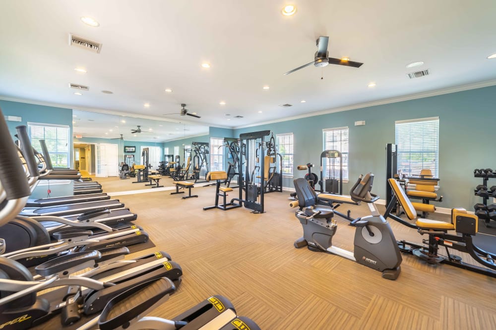 Fitness center at Integra Woods in Palm Coast, Florida