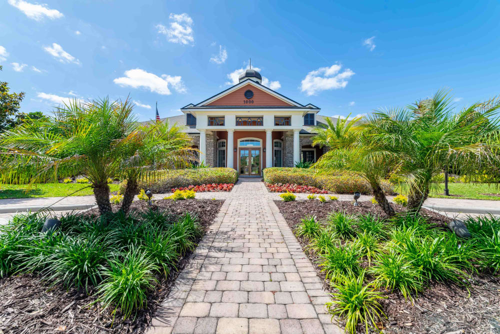 Front entry at Integra Woods in Palm Coast, Florida