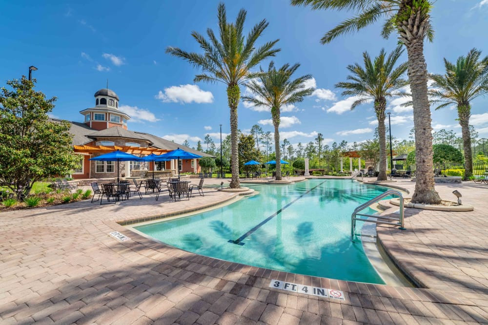 Great swimming pool at Integra Woods in Palm Coast, Florida