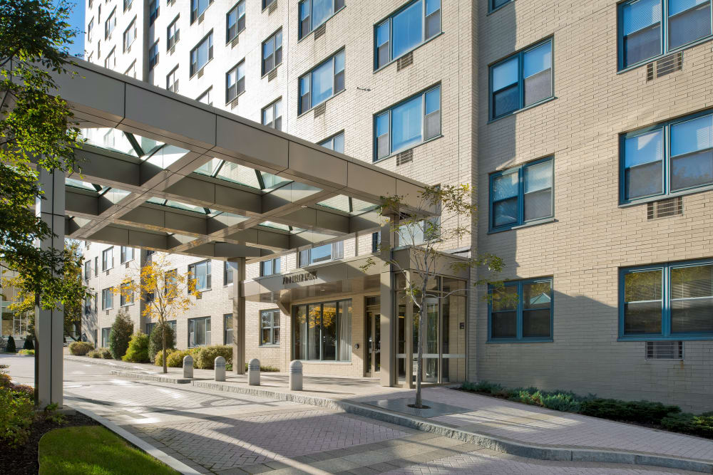Exterior view of our building at Parkside Place in Cambridge, MA