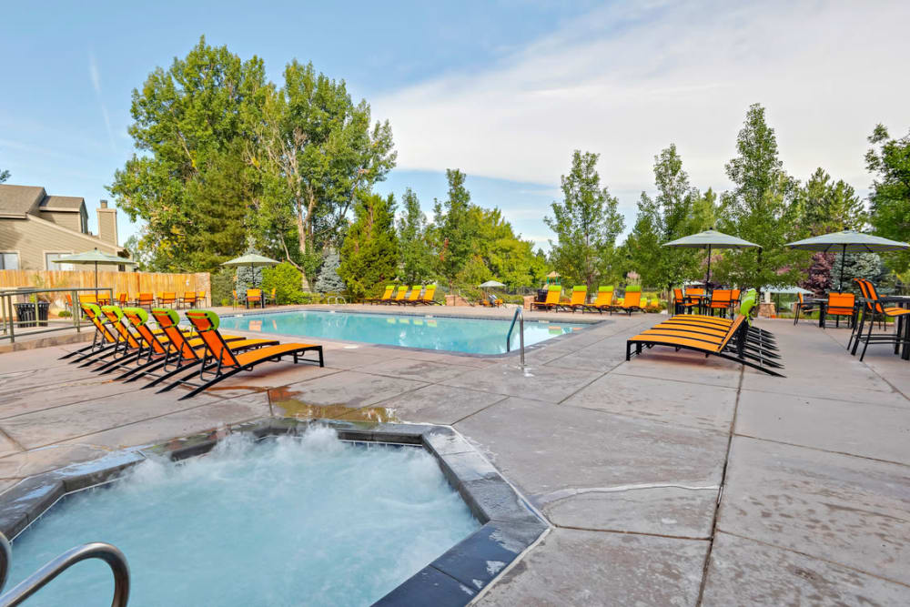 Swimming Pool at Environs Residential Rental Community in Westminster, Colorado