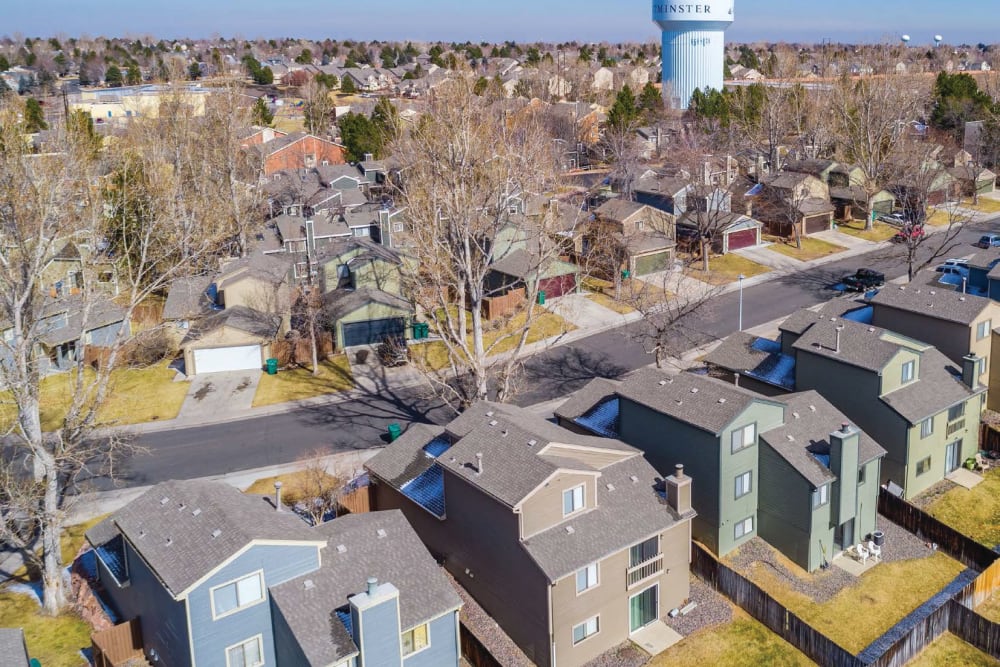 Aerial View of Environs Residential Rental Community in Westminster, Colorado