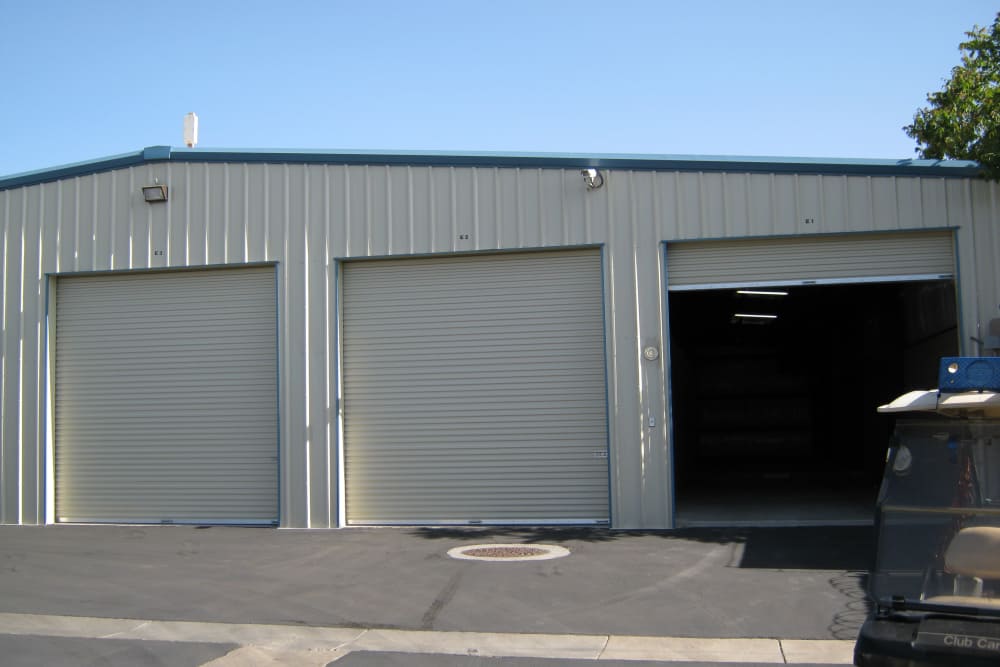 Storage facility exterior storage units at Interstate U-Stor