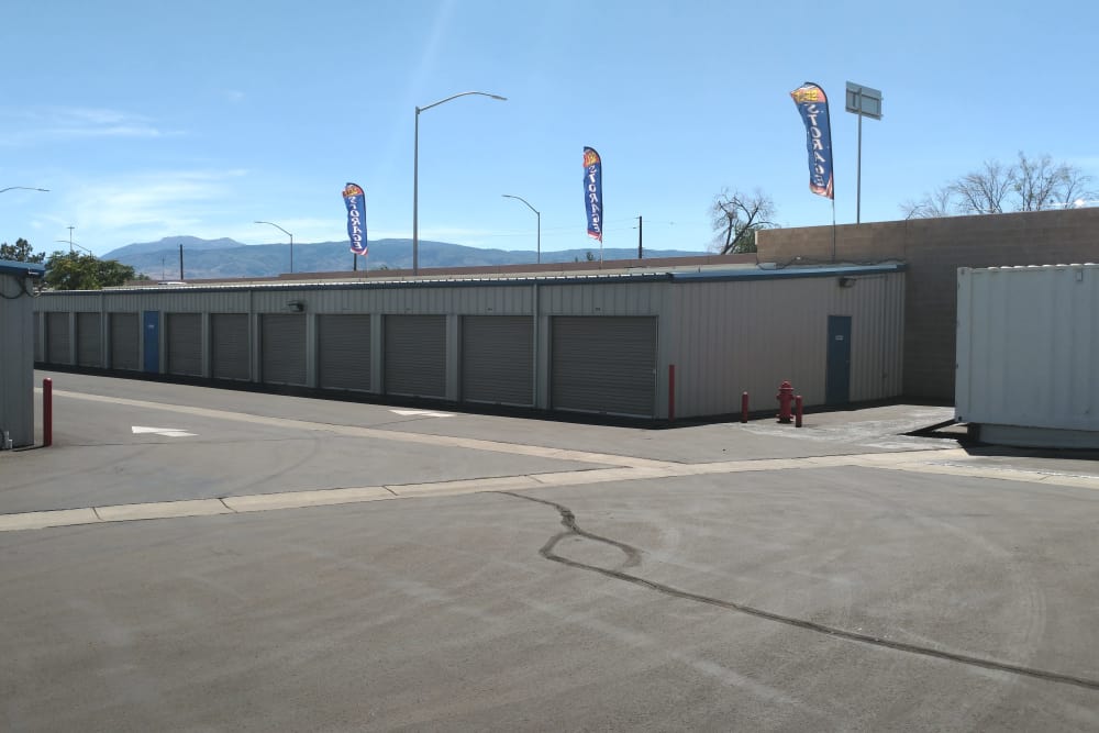 Exterior storage units at Interstate U-Stor in Reno, Nevada