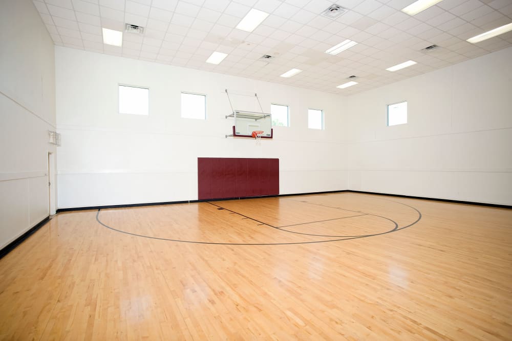 Basketball court at Lakeview at Parkside in Farmers Branch, Texas
