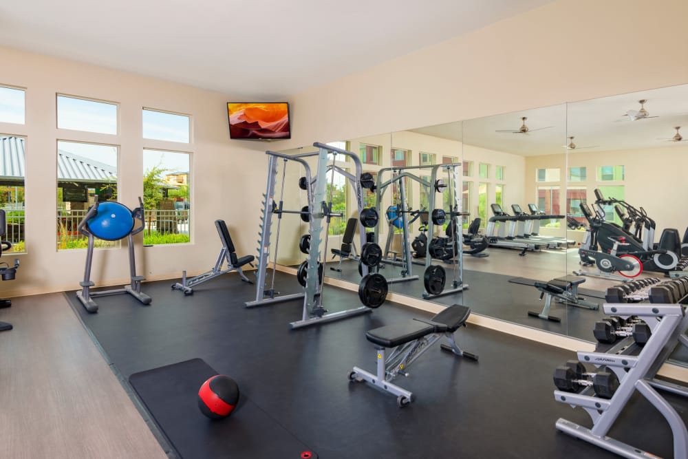 Fitness center at Southern Avenue Villas