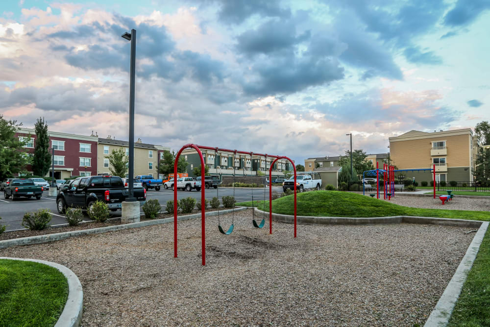 Playground at Belle Creek Apartments in Henderson, Colorado
