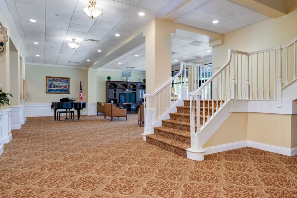 Staircase at Grand Villa of Boynton Beach in Florida