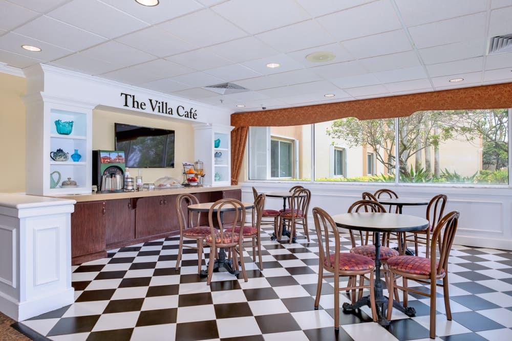 Cafe at Grand Villa of Deerfield Beach in Florida