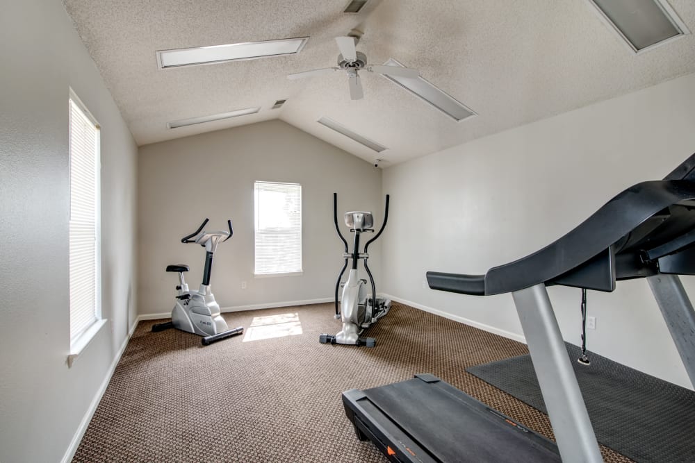 A fitness center at Cedar Ridge in La Vergne, Tennessee