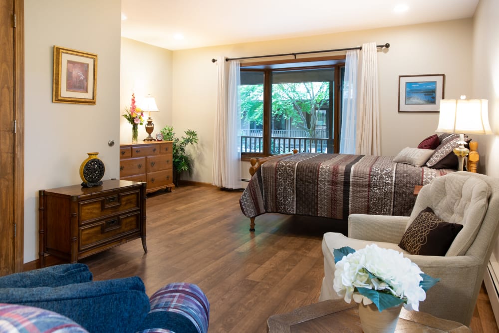 Studio senior apartment at Lakeshore Woods in Fort Gratiot, Michigan