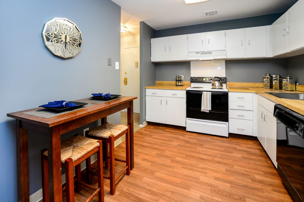 Beautiful kitchen at Timberlake Apartment Homes in East Norriton, Pennsylvania
