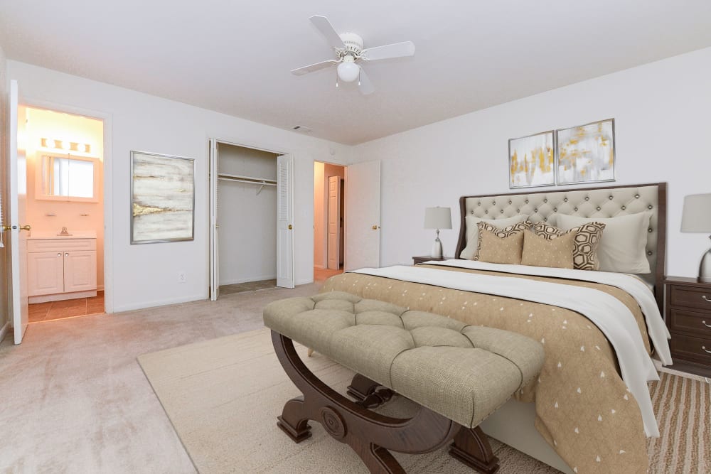 Bedroom at Apartments in Dover, Delaware