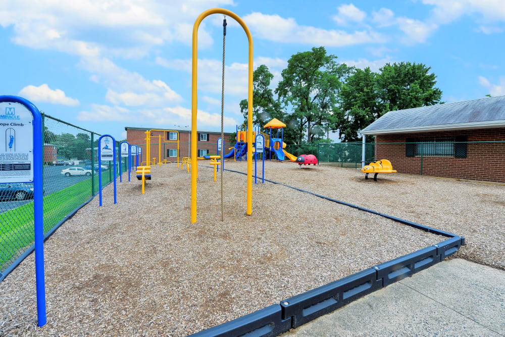 Enjoy apartments with a playground at Brookmont Apartment Homes