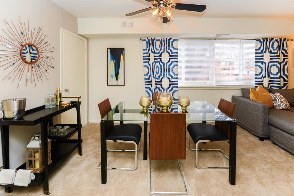 Enjoy apartments with a living room at Brookmont Apartment Homes