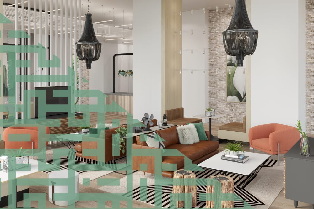 Interior view of Yard 8 in Midtown Miami, FL
