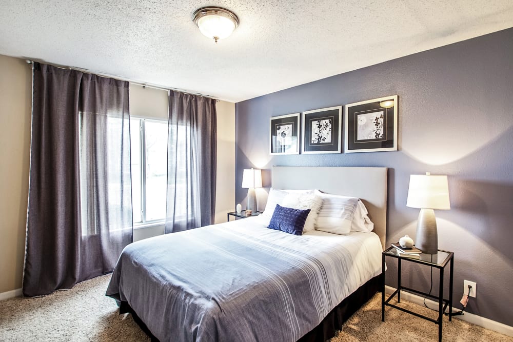 Bedroom at Broadmoor Ridge Apartment Homes in Colorado Springs, Colorado