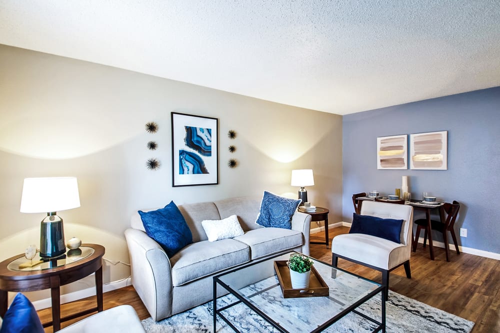 Living Room at Broadmoor Ridge Apartment Homes in Colorado Springs, CO