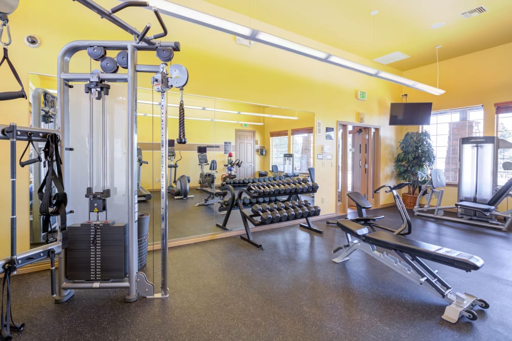 Our Apartments in Colorado Springs, Colorado offer a Fitness Center