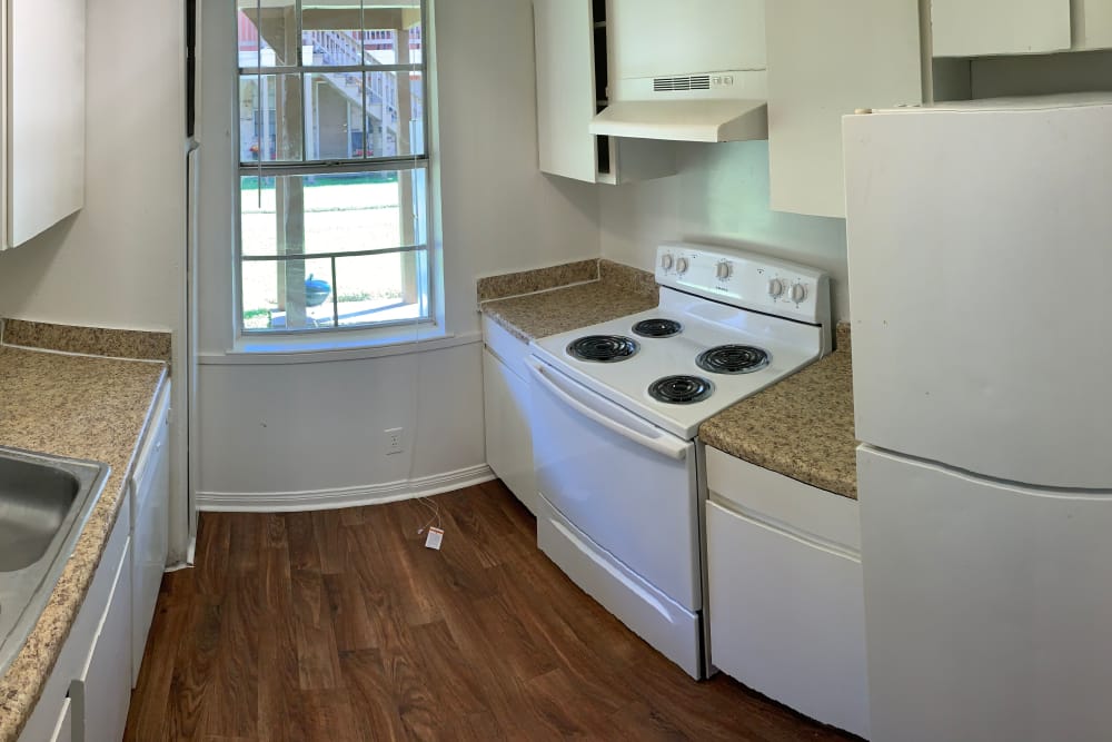 Kitchen at Cambridge in the Groves in Groves, Texas