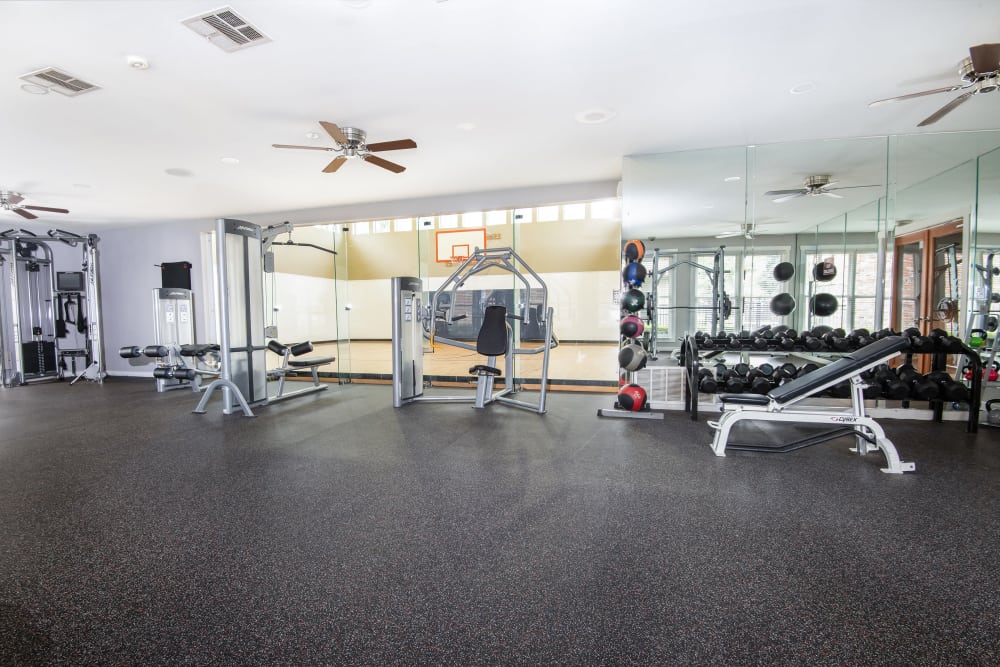 Fitness center at The Springs of Indian Creek