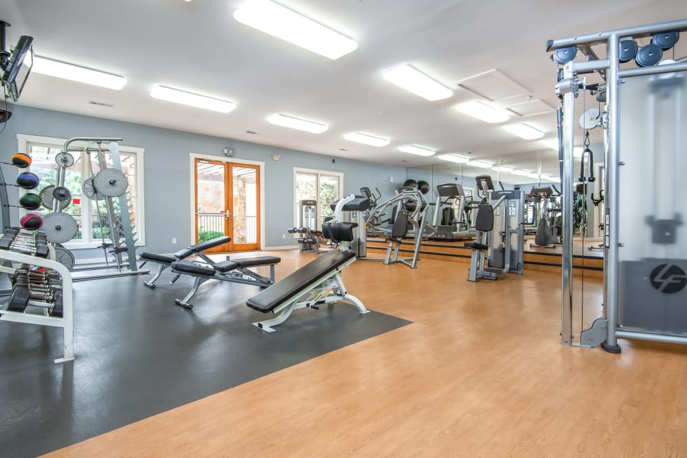 Fitness Center at Apartments in McKinney, Texas