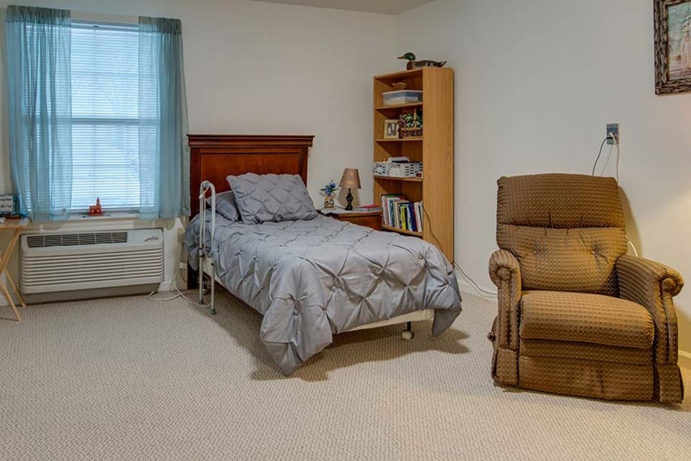 One bedroom floor plan at NorthPark Village Senior Living in Ozark, Missouri