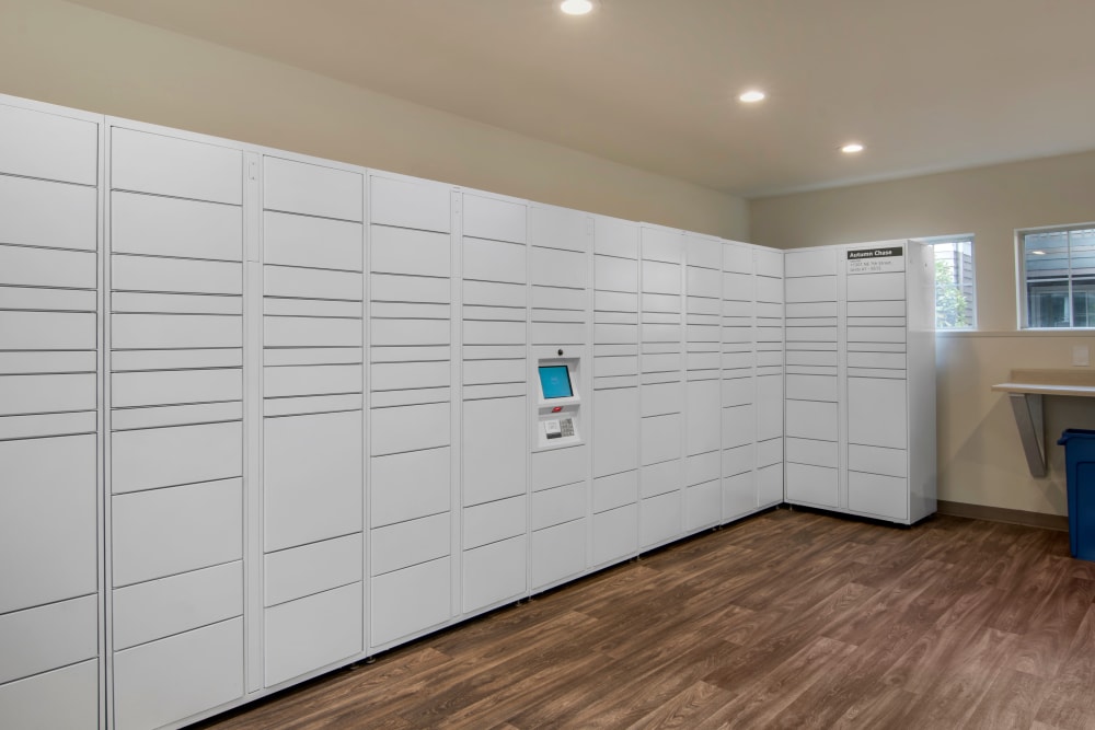 Package Lockers at Autumn Chase Apartments in Vancouver, Washington