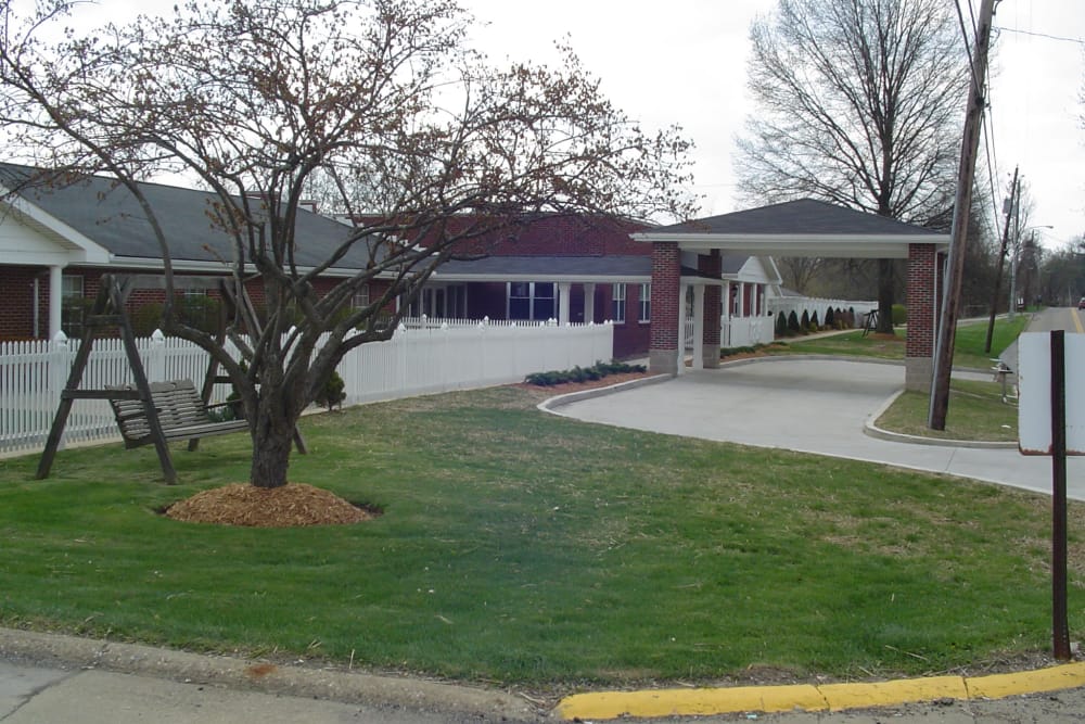 Exterior view at Highland Oaks Health Center in McConnelsville, Ohio