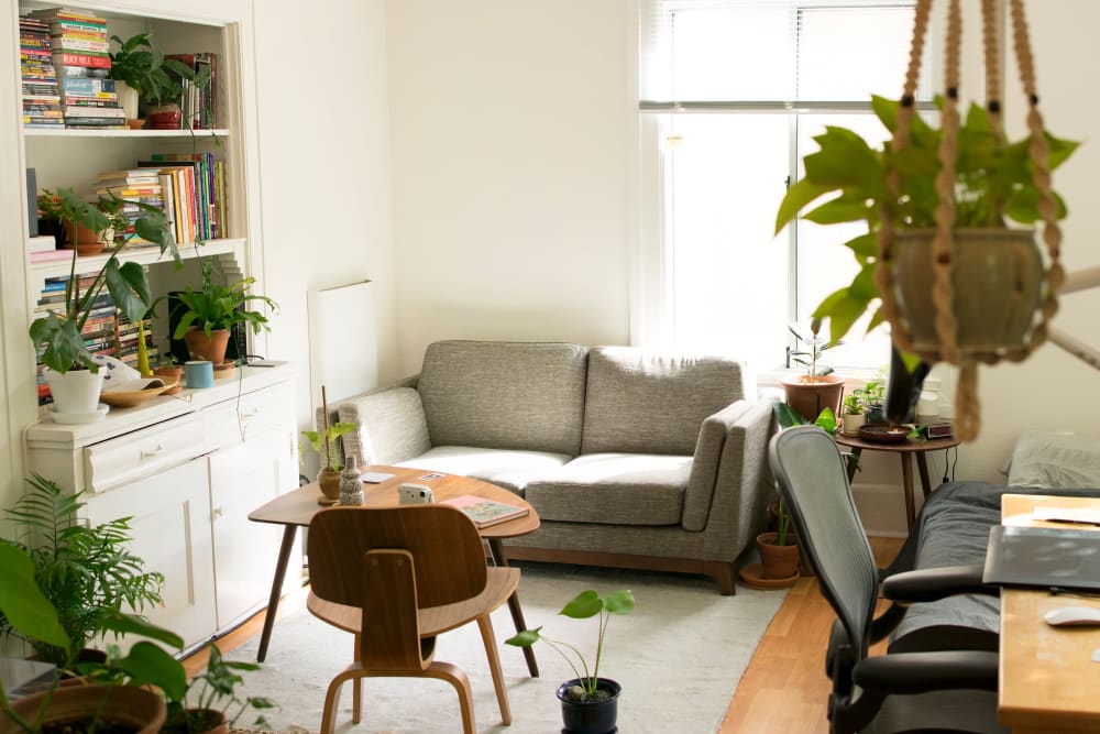 a welcoming living area at The Boulevard in Philomath, Oregon