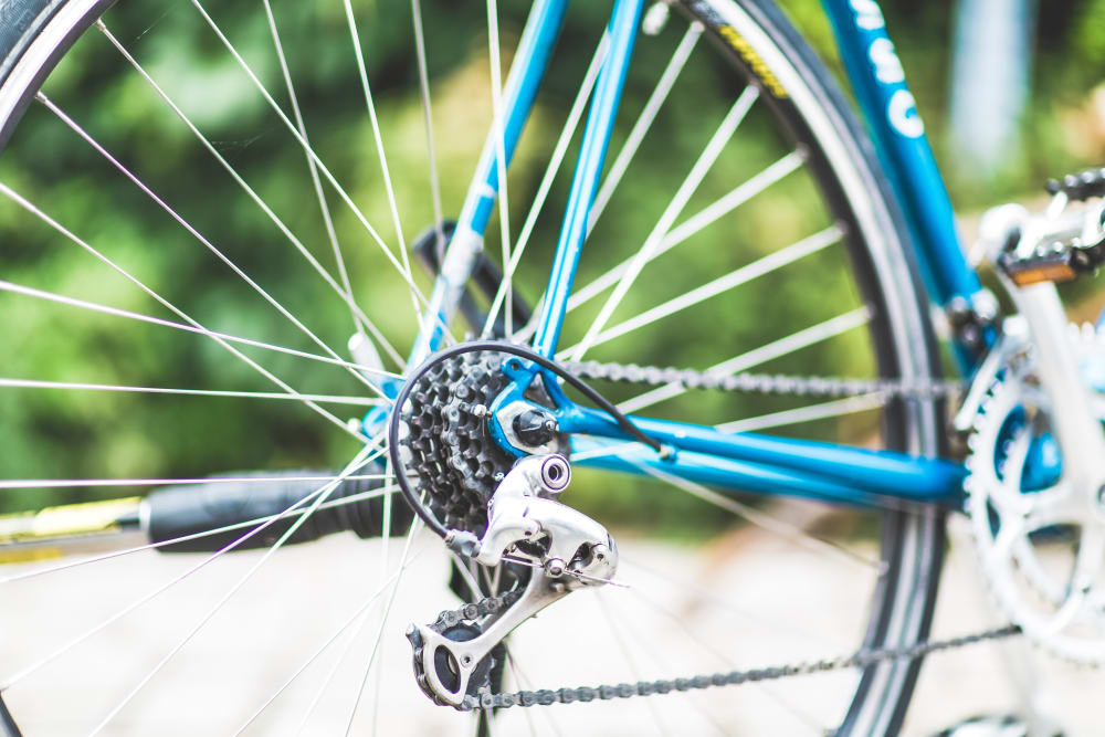 a bike outside at Orchard Ridge in Salem, Oregon