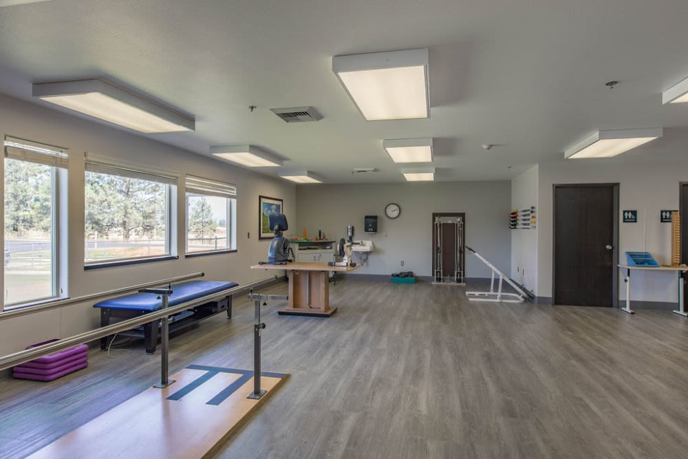Therapy gym at Regency at Northpointe in Spokane, Washington